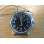 Rare CWC 0552 Royal Marines / Navy Issue Service Watch Nato Marks, Date 1990, * GULF WAR 1 *