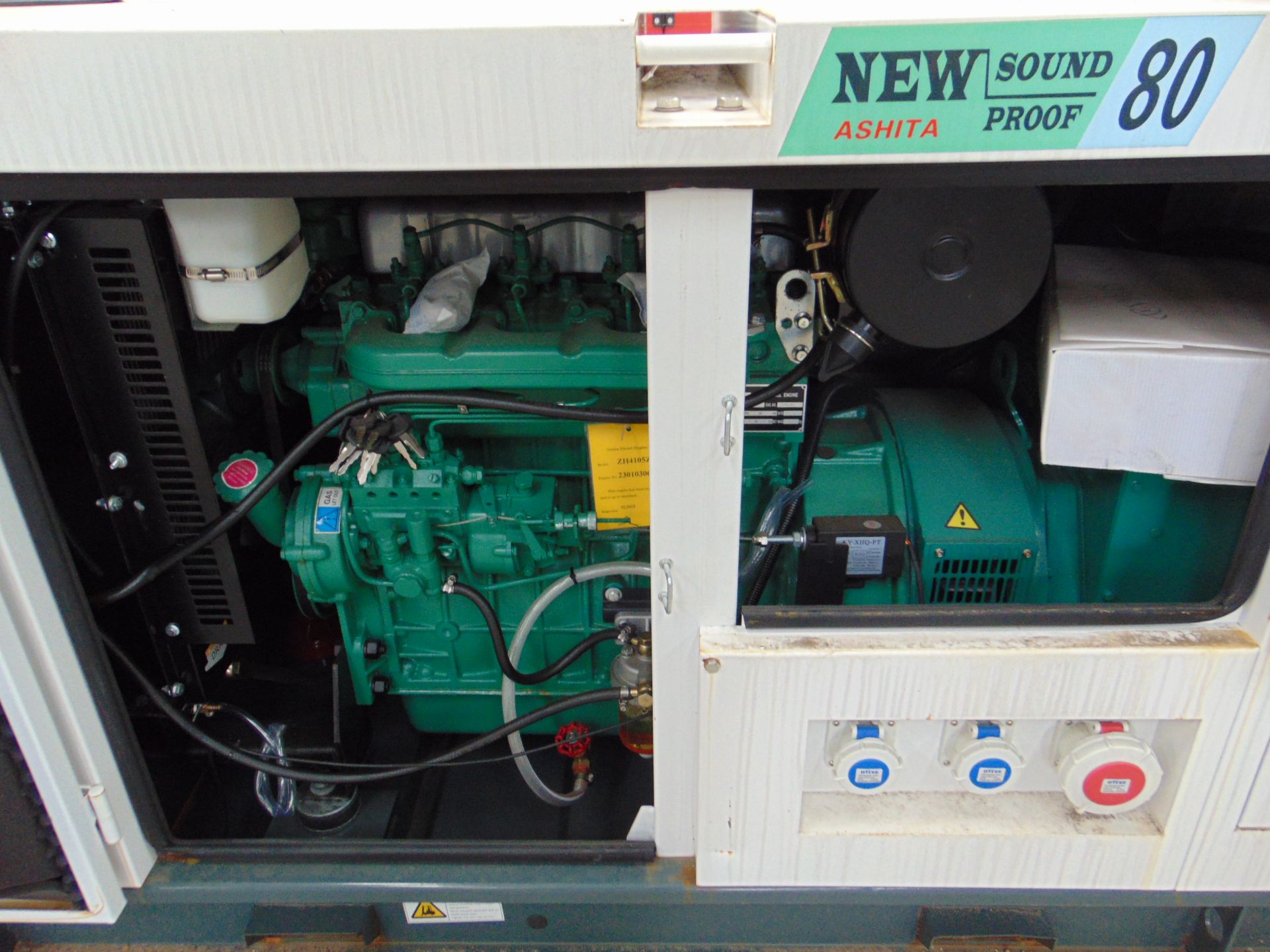2023 New Unused 80 KVA Silent Diesel Generator - 3 Phase 400V - Image 9 of 16