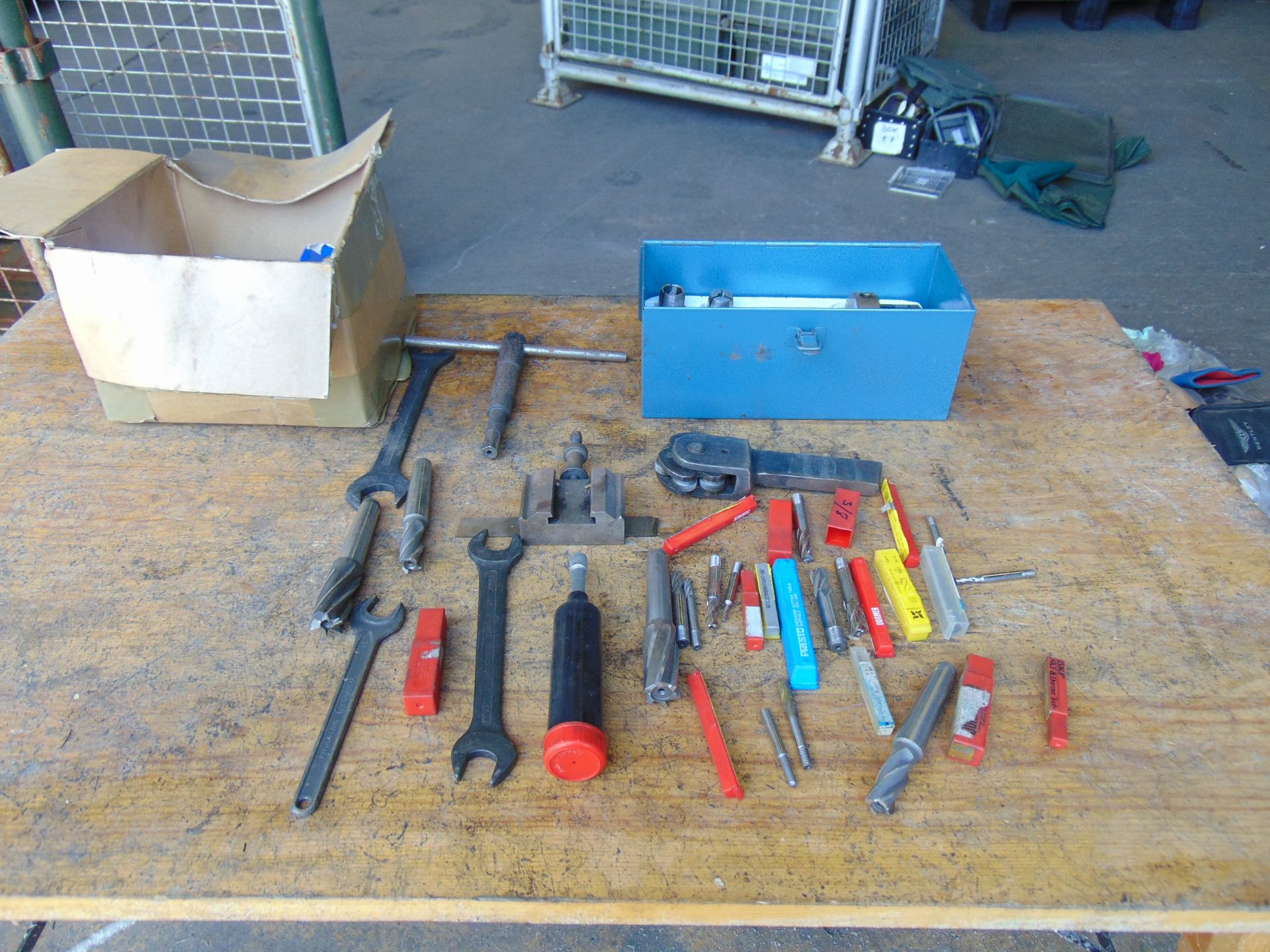 Selection of Lathe Tools, Drills etc from MoD Workshop - Image 5 of 7