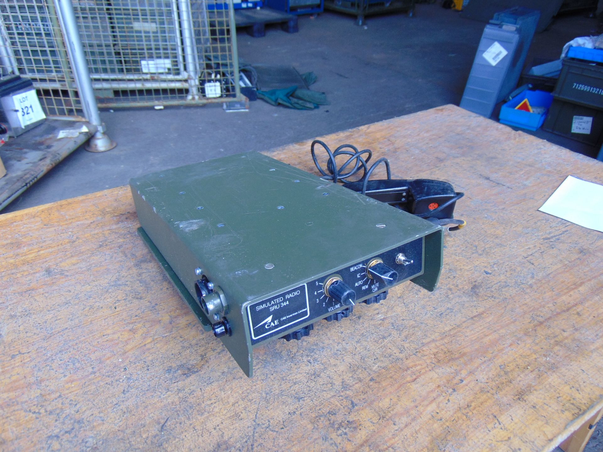 Clansman RT344 Training Transmitter Receiver c/w Handset - Image 4 of 5