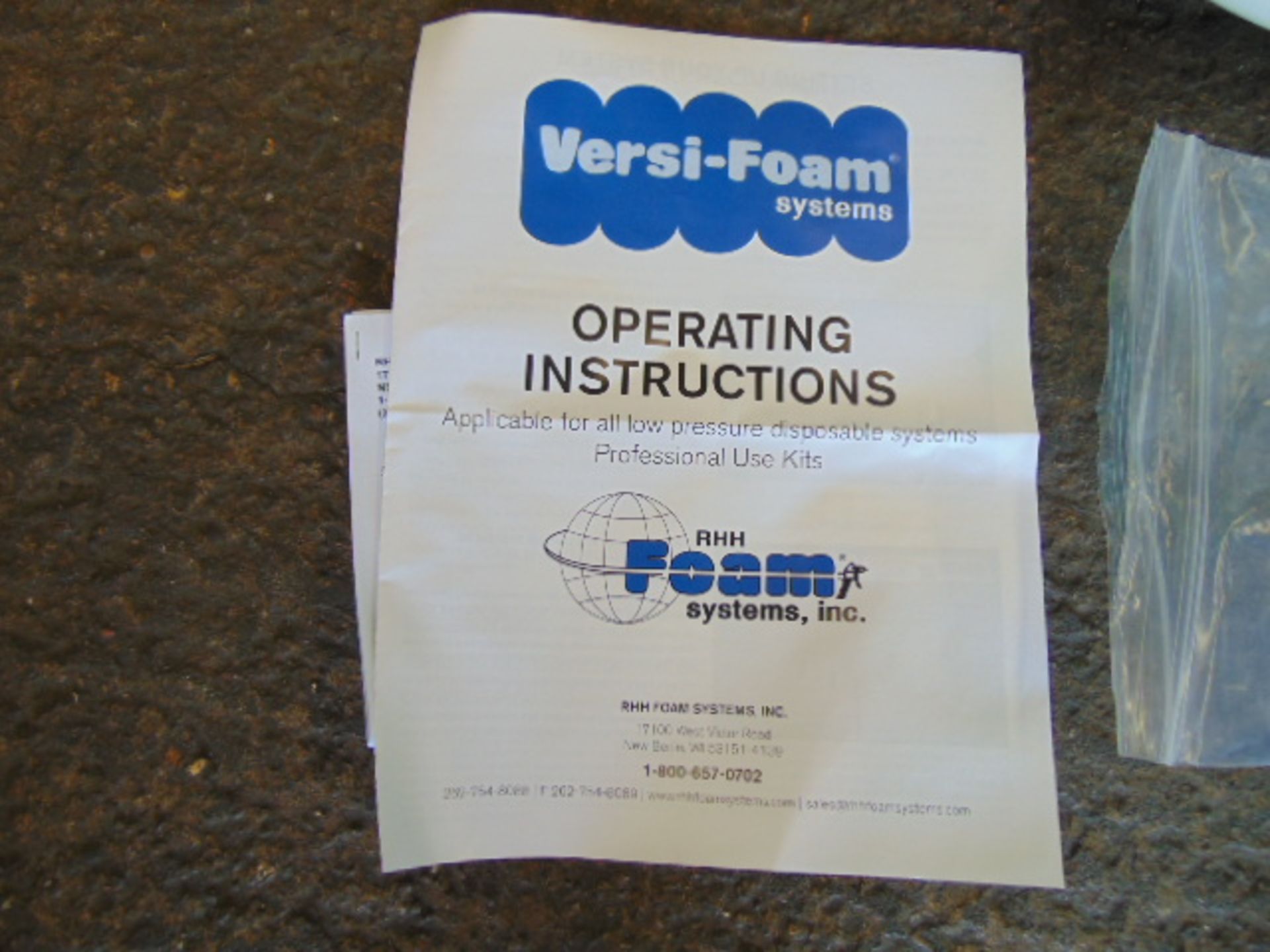4 Packs (A & B Component) of Versi Foam System 50 Insulating Foam for Walls, Roof, Building etc - Image 6 of 11