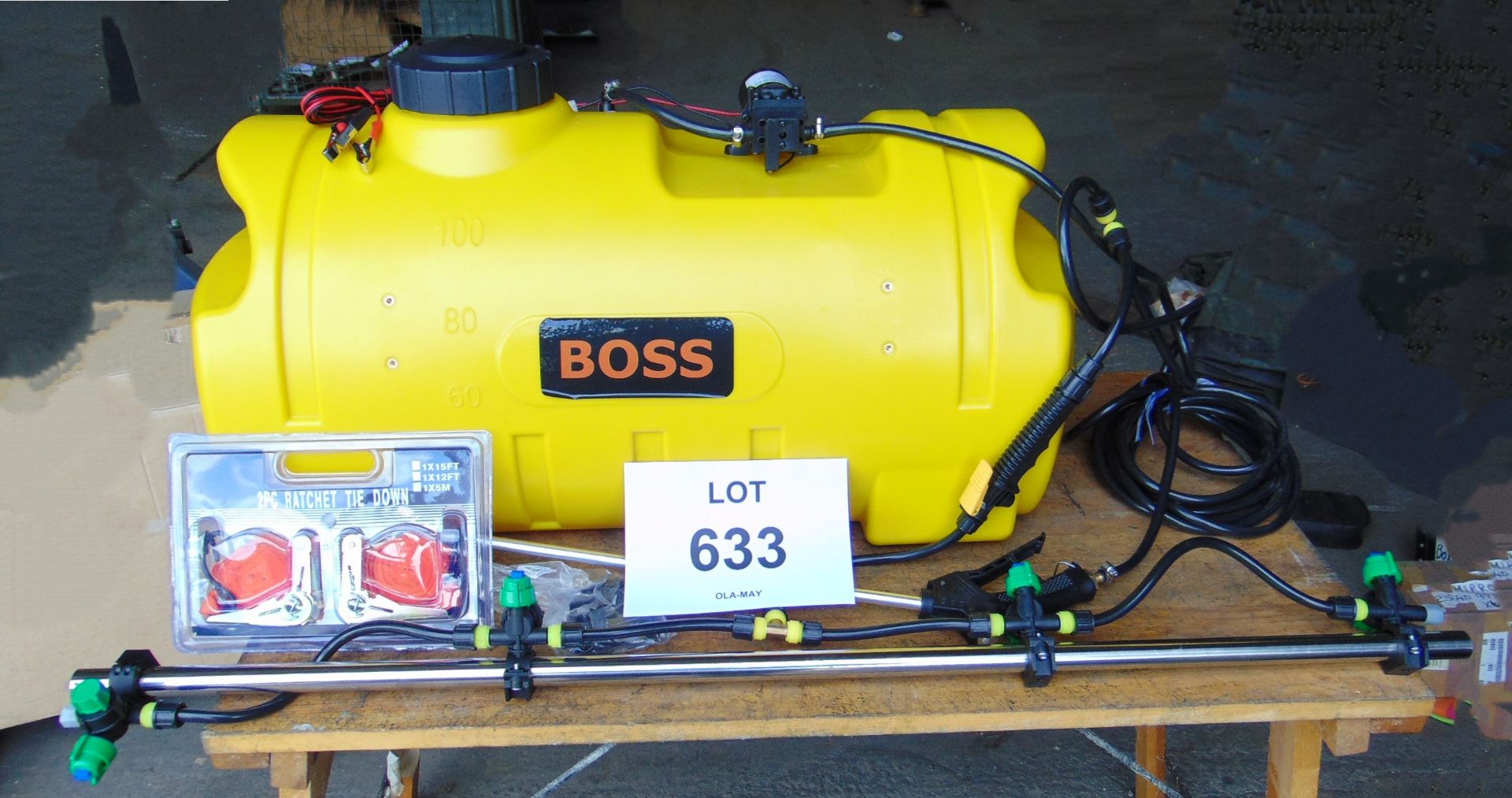 New & Unused Boss FLSP-27-061 100 Ltr ATV Mountable Sprayer