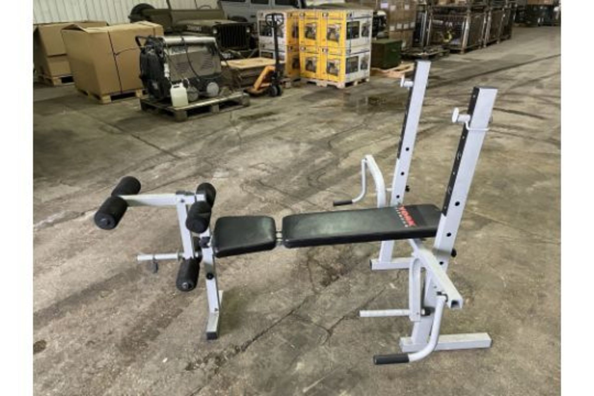 York Fitness Heavy Duty Multi-function Barbell Bench - Bild 2 aus 12