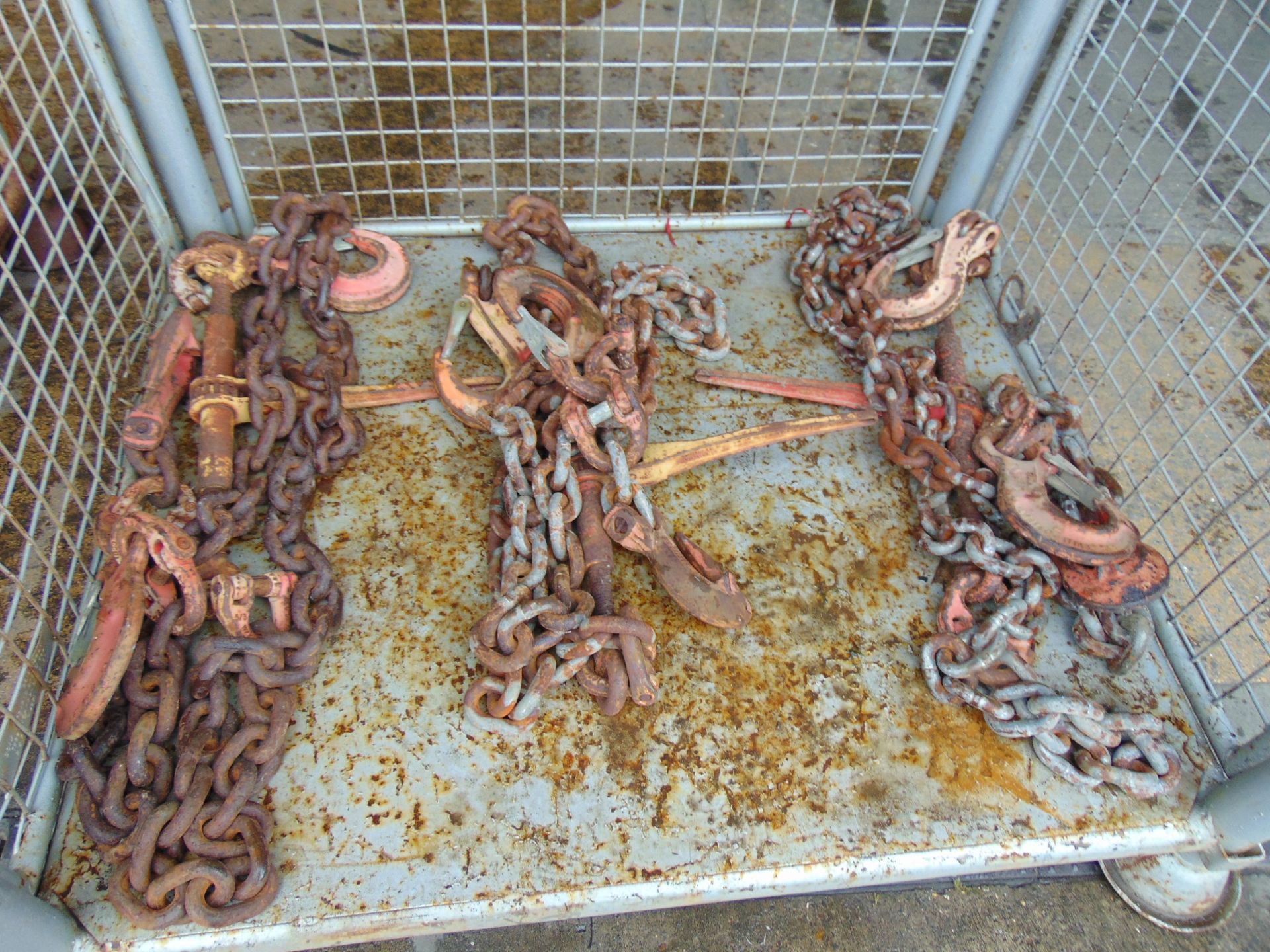 3 x Heavy Duty Load Binders, Chains and Hooks from MoD - Image 4 of 4