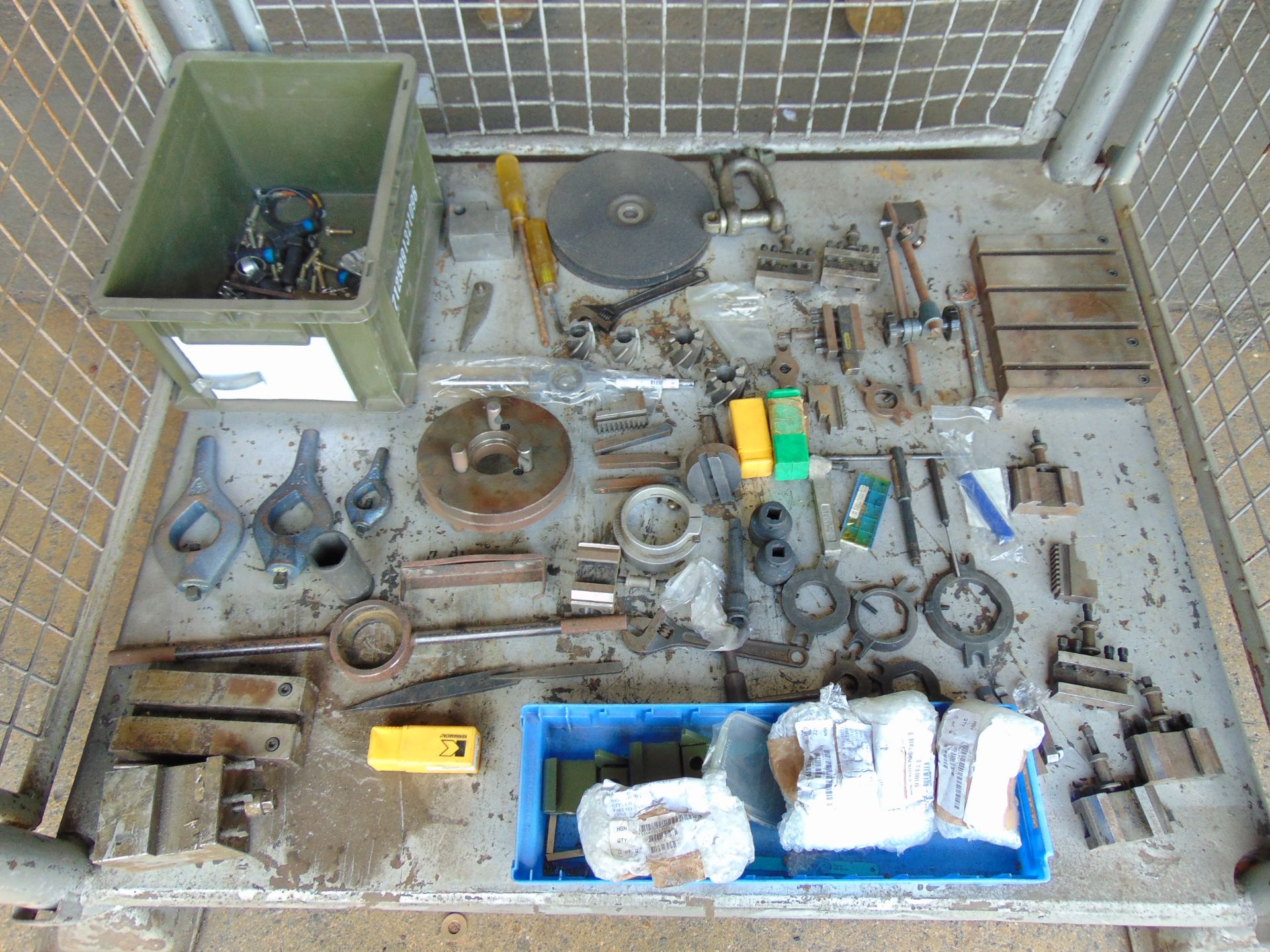 1 x Stillage of Lathe Tools from MoD Workshop - Image 2 of 6