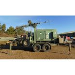 Telescopic Mast Trailer - Air Operated -50 KVA Silenced Perkins Diesel Engine From MOD