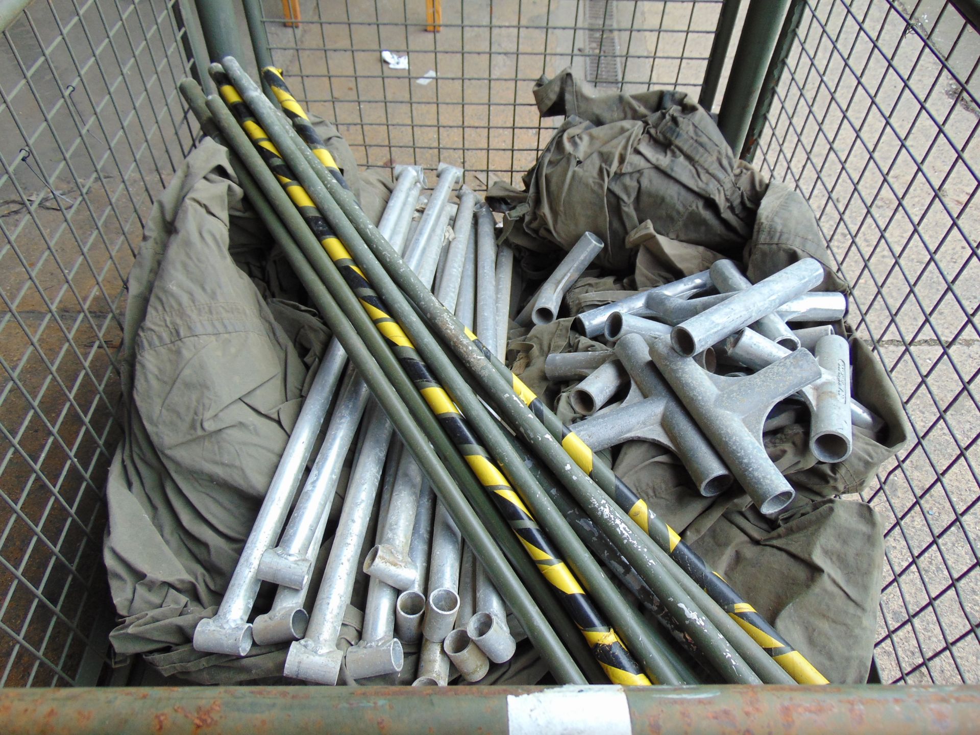 1 x Stillage Tent and Poles Etc - Image 4 of 5
