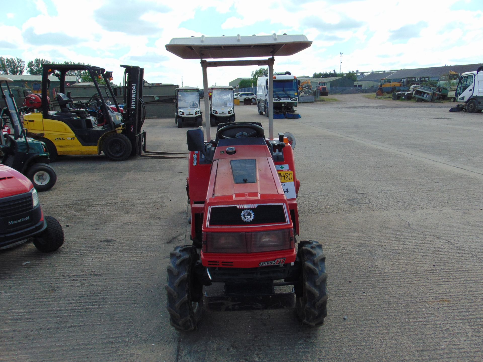 Mitsubishi MT 15 FI 4x4 Compact Tractor Diesel c/w Rotavator - Image 4 of 21