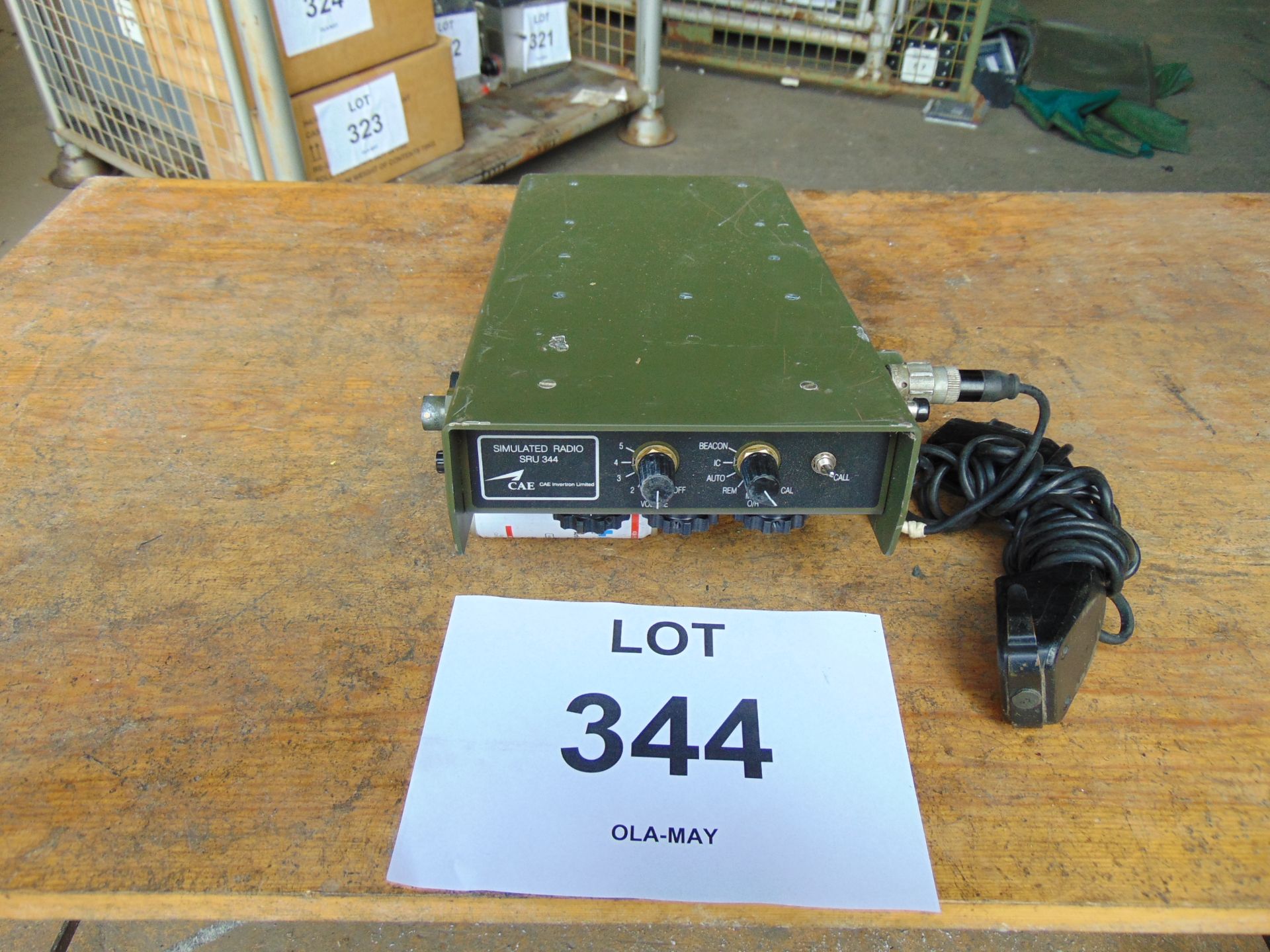 Clansman RT344 Training Transmitter Receiver c/w Handset