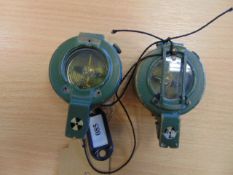 2 x Stanley London British Army Prismatic Compass in Mils, Made in UK