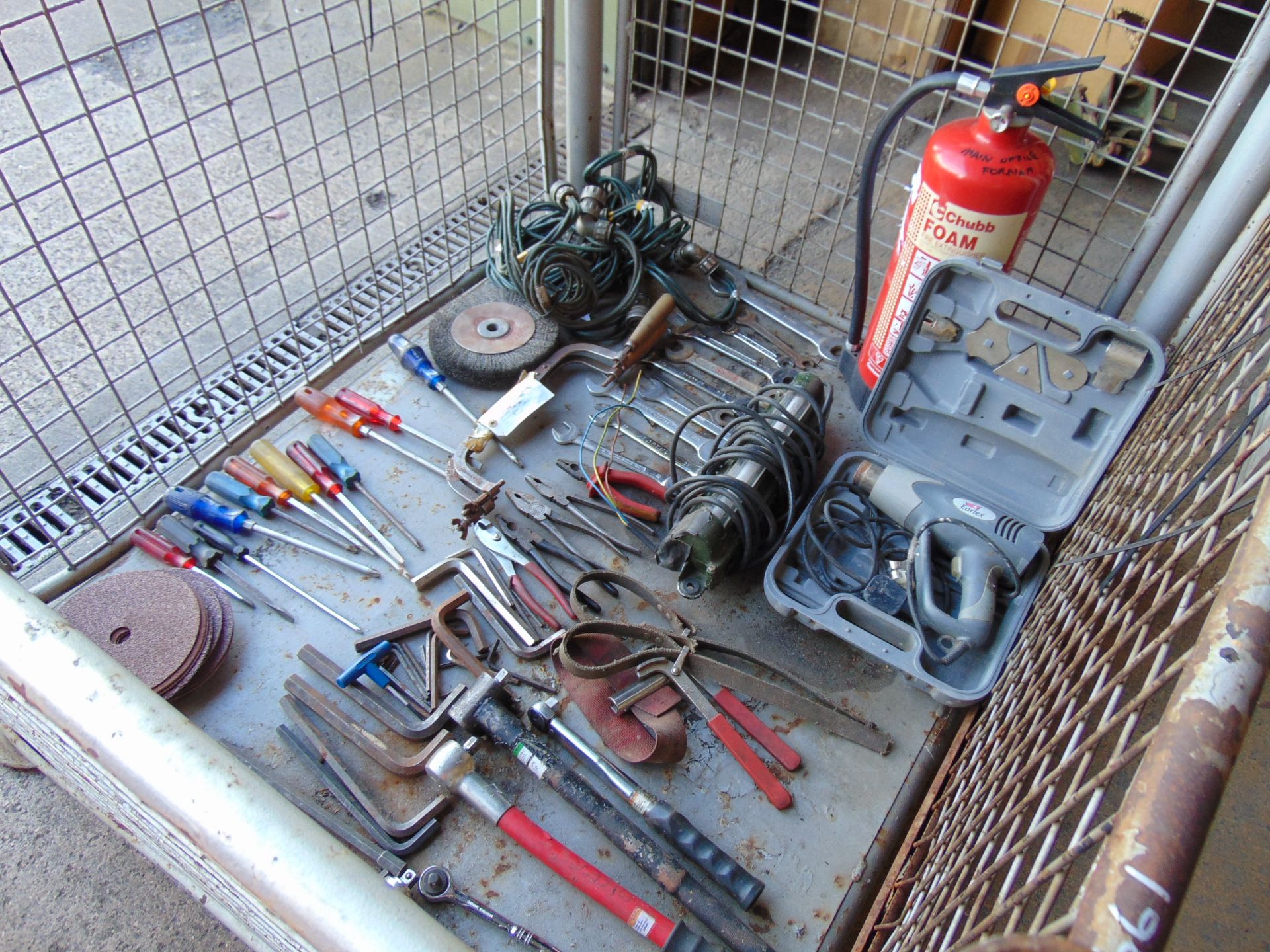 1 x Stillage of Workshop Tools, Spanners, Lights, Torque Wrenches etc - Image 3 of 8