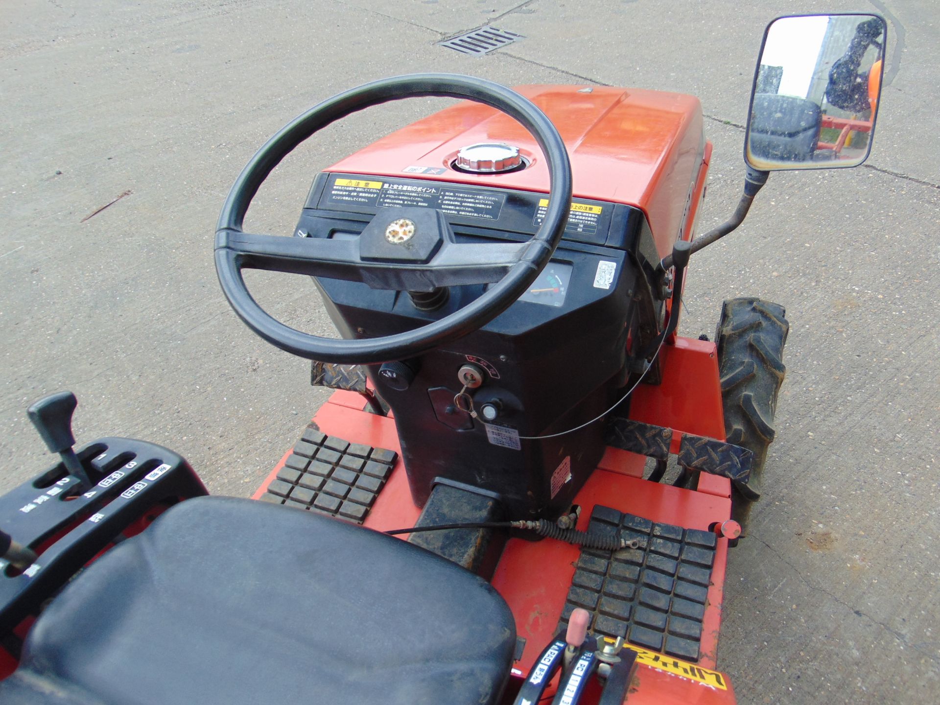 Mitsubishi MT155 Compact Tractor w/ Rotary Tiller - Image 13 of 34