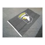 101st Airborne (Black) Flag - 5ft x 3ft with metal eyelets