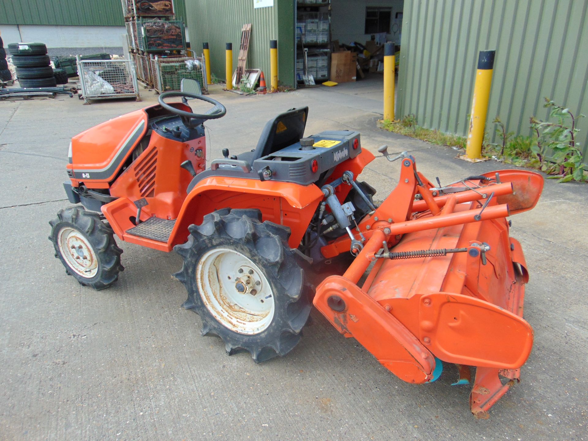 Kubota A13 Compact Tractor w/ Rotary Tiller - Image 7 of 23