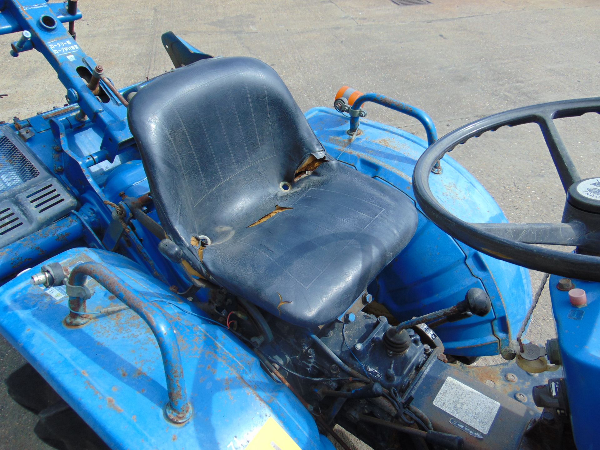 Iseki TX1410 4x4 Compact Tractor w/ Rotary Tiller - Image 10 of 24