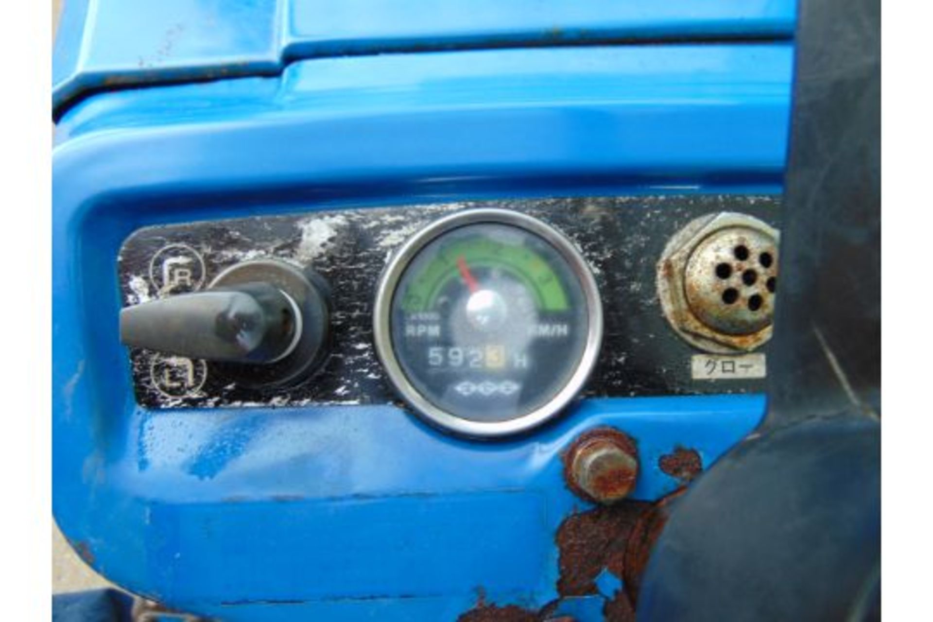 Iseki 1410 4x4 Diesel Compact Tractor c/w Rotavator - Bild 4 aus 17