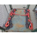 2 x Heavy Duty Load Binders, Chains and Hooks from MoD