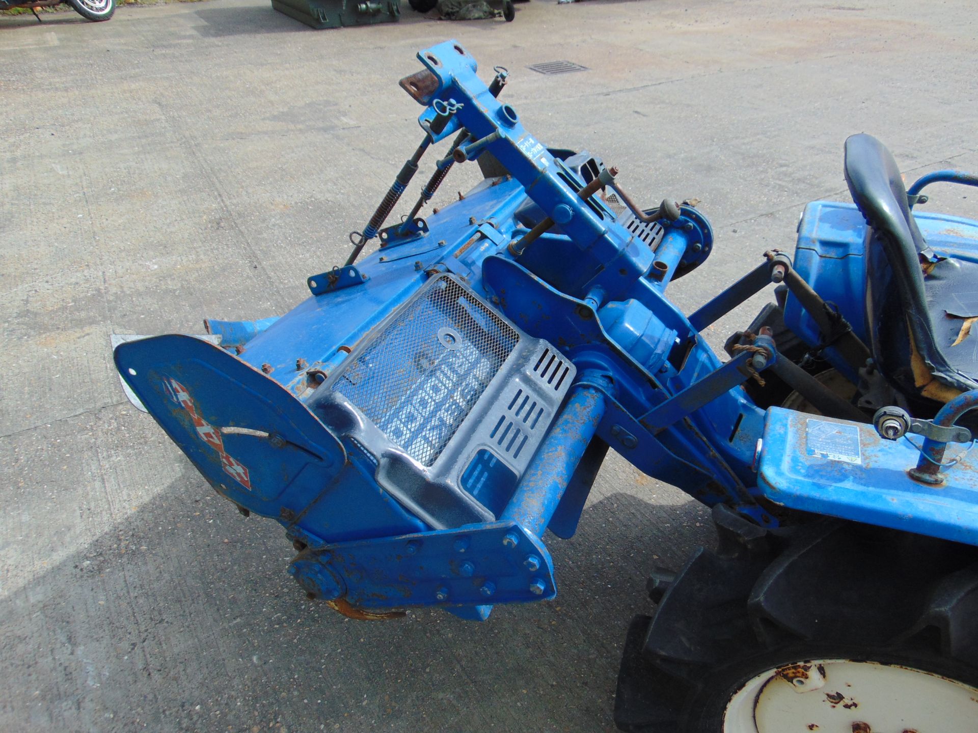 Iseki TX1410 4x4 Compact Tractor w/ Rotary Tiller - Bild 23 aus 24