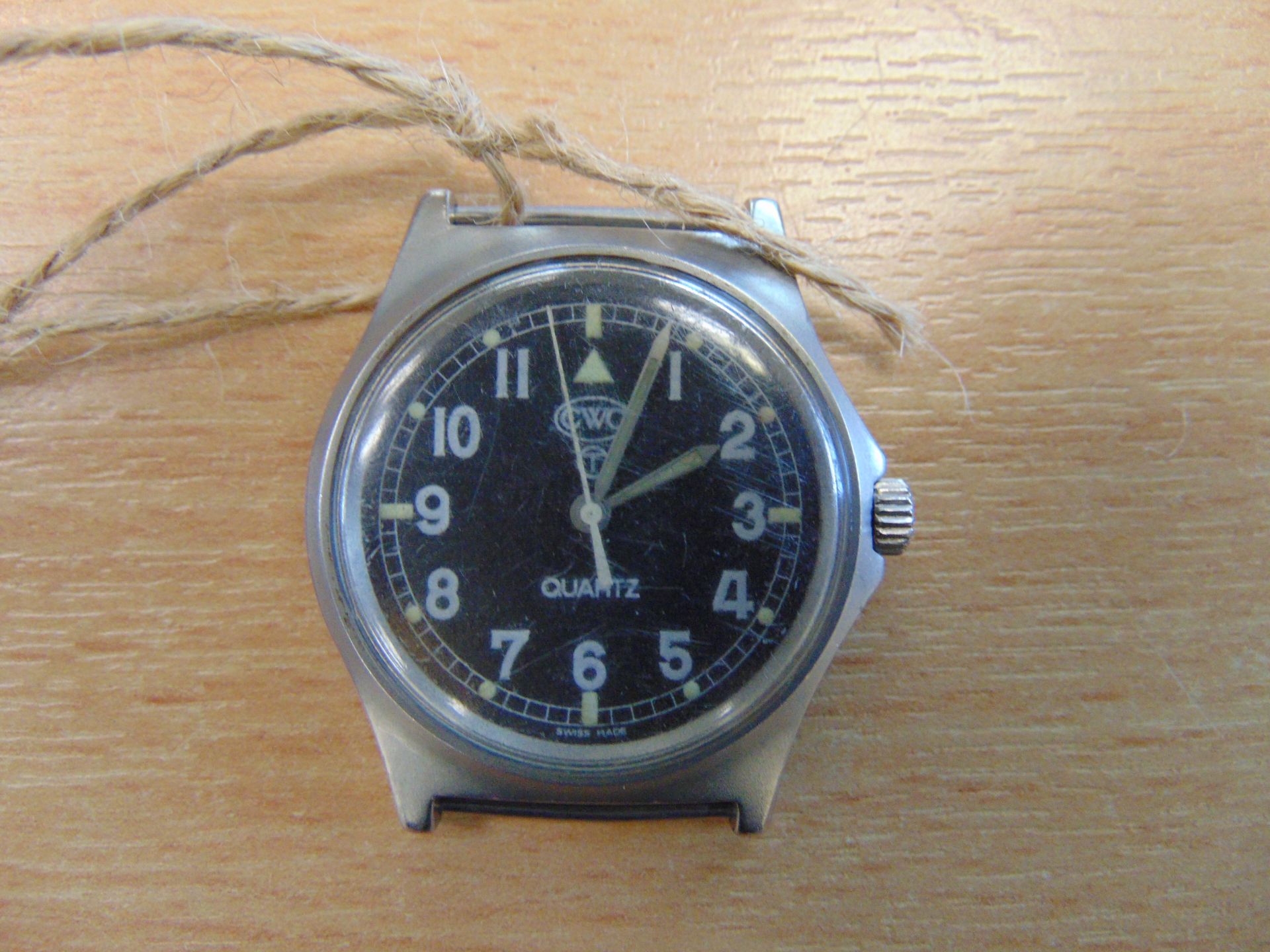 Rare CWC 0552 Royal Marines / Navy Issue Service Watch Nato Marks, Date 1990, * GULF WAR 1 * - Image 3 of 5
