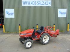Mitsubishi MT155 Compact Tractor w/ Rotary Tiller