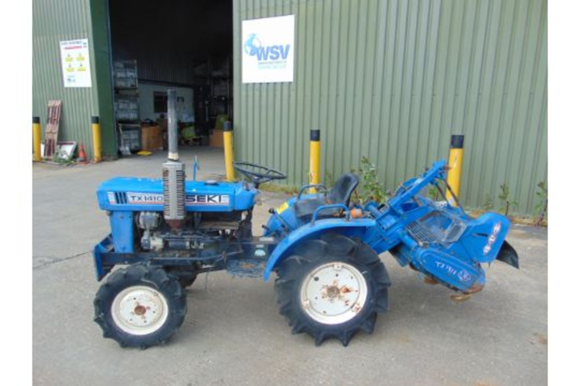 Iseki TX1410 4x4 Compact Tractor w/ Rotor Tiller - Image 8 of 24