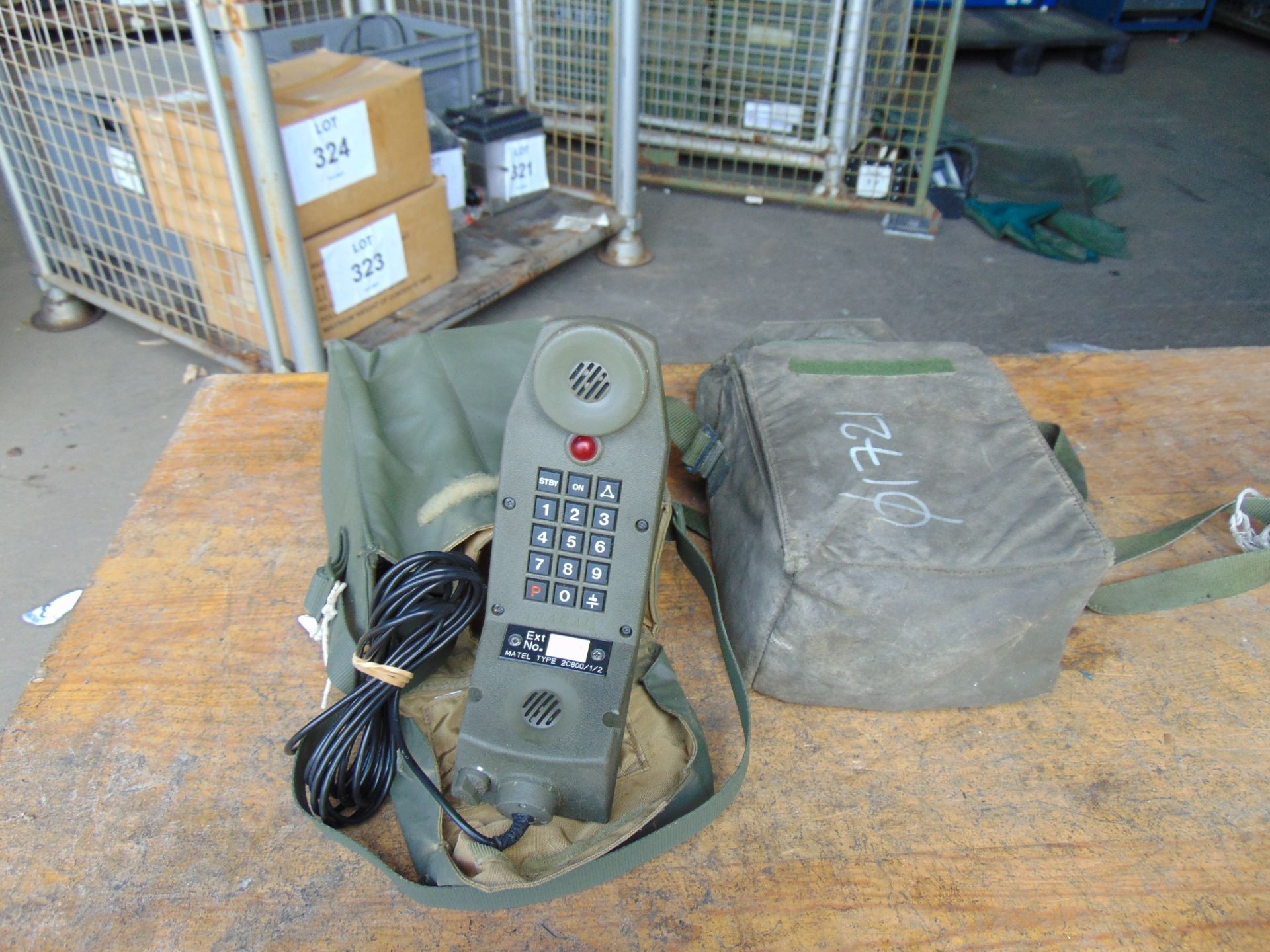2 x Racal Matel British Army Field Telephones - Bild 2 aus 3