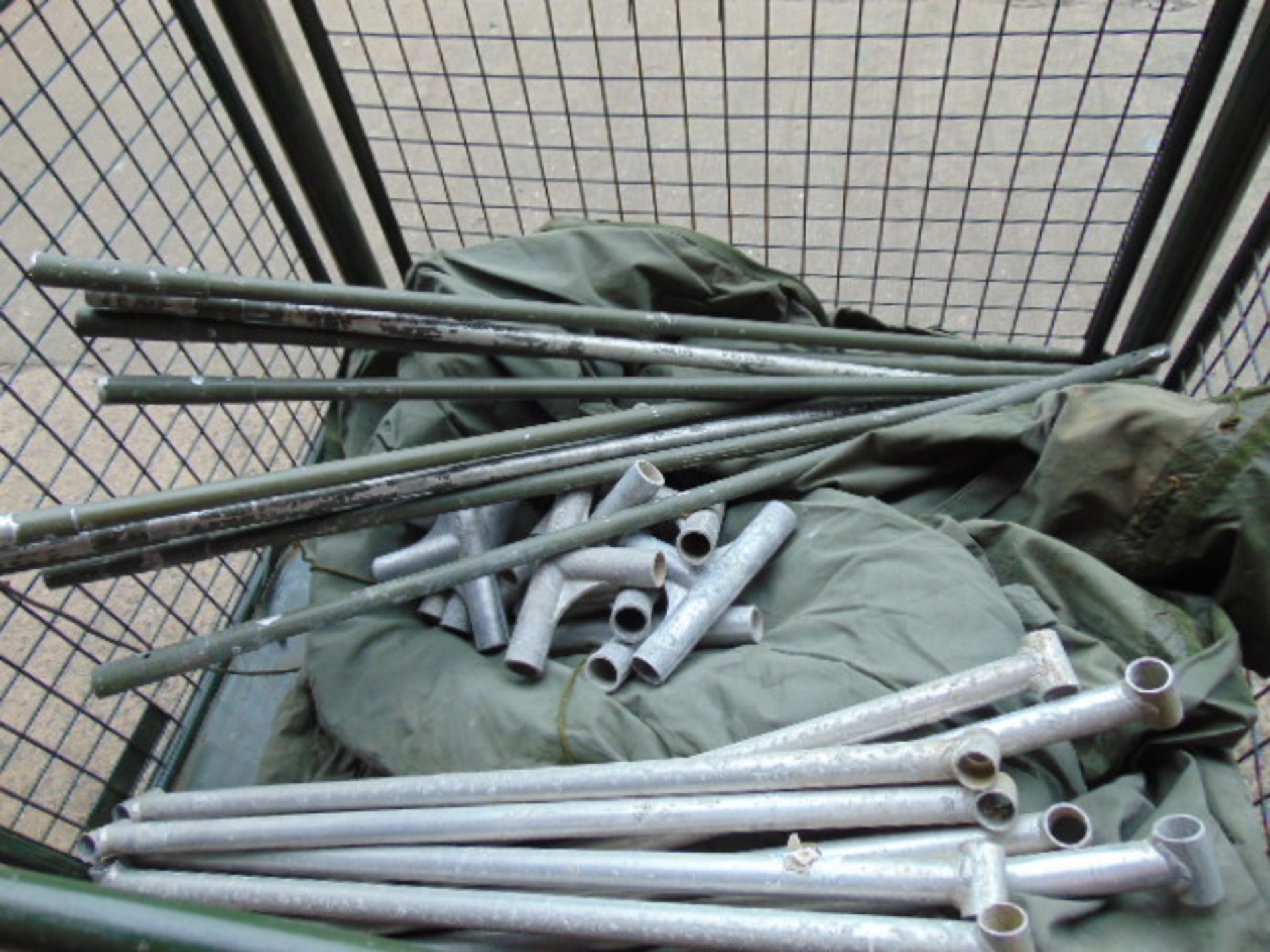 1 x Stillage Tent and Poles Etc - Image 2 of 4