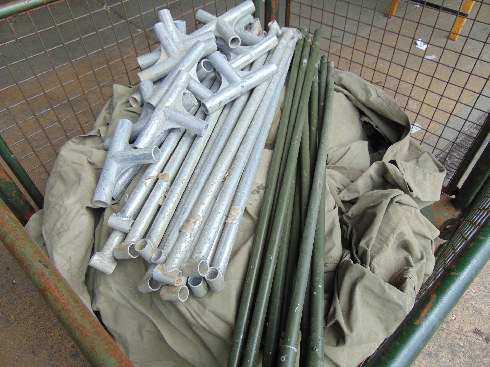 1 x Stillage Tent and Poles Etc - Image 2 of 6