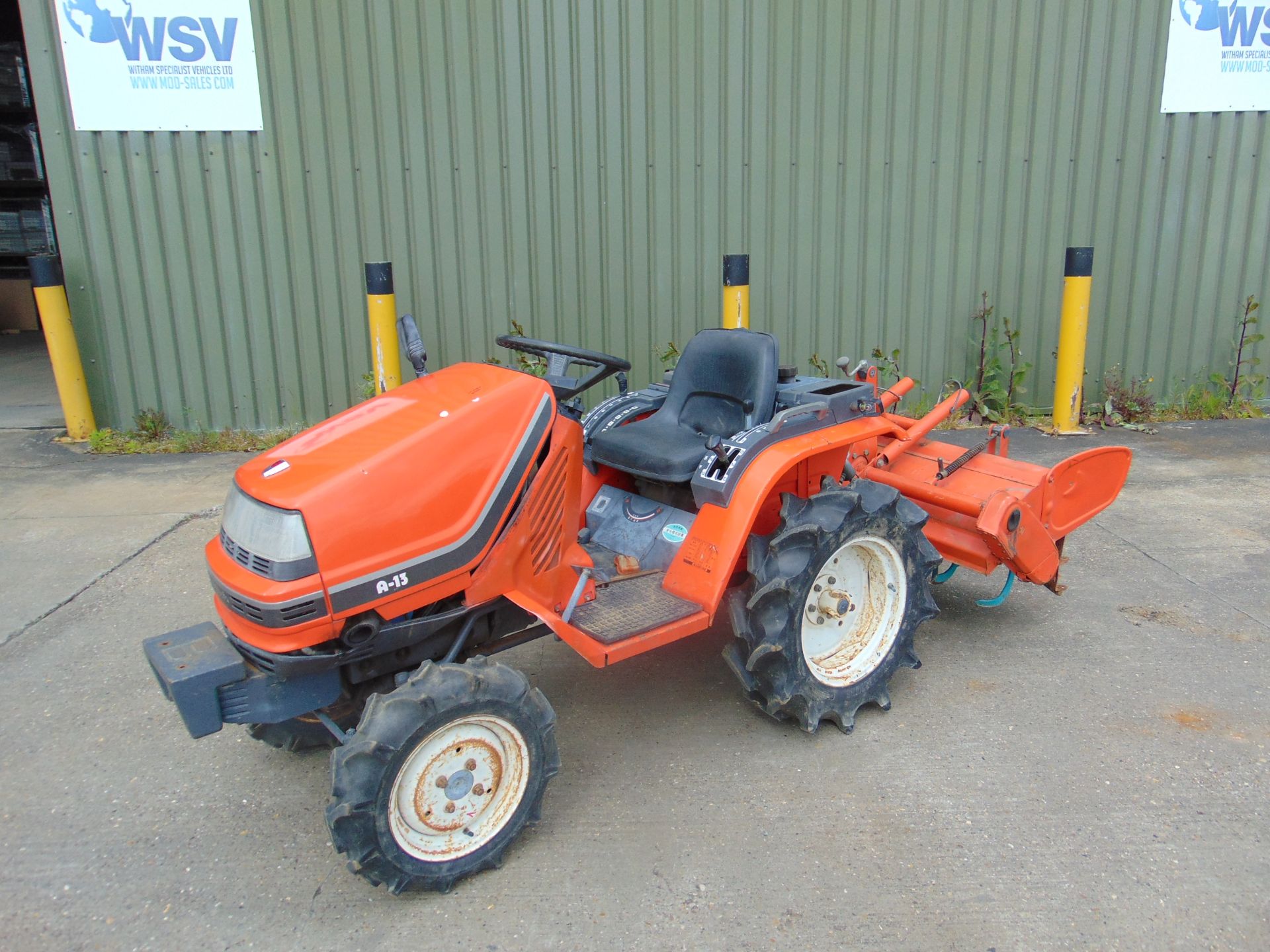Kubota A13 Compact Tractor w/ Rotary Tiller
