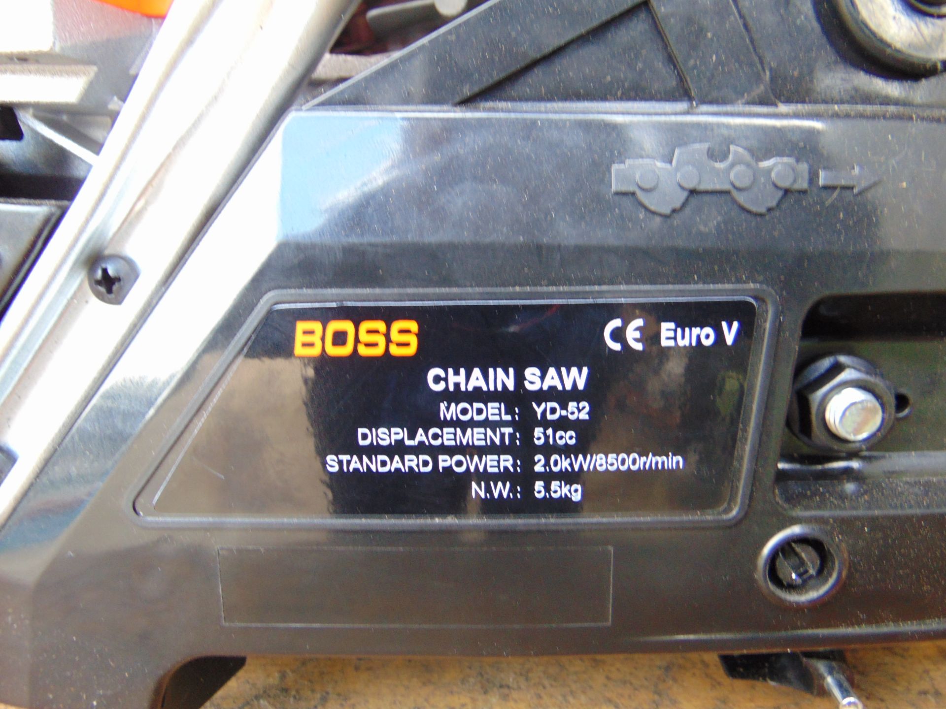 New & Unused Boss Petrol Chain Saw YD-52 - Image 10 of 16