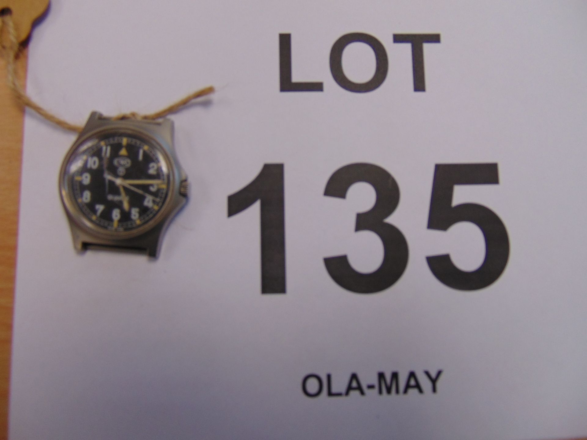CWC (Cabot Watch Co Switzerland) British Army W10 Service Watch, SNo 1066, Date 1998 - Image 4 of 4