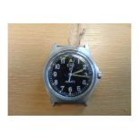 CWC (Cabot Watch Co Switzerland) British Army W10 Service Watch Water Resistant to 5ATM