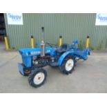 Iseki TX1410 4x4 Compact Tractor w/ Rotary Tiller