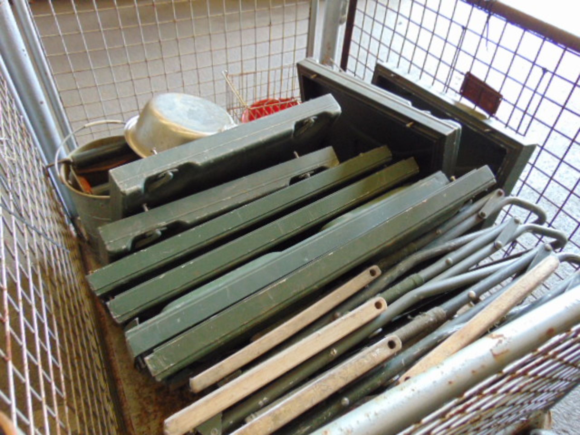 1 x Stillage of British Army Cooking Equipment Camp Chairs Etc - Image 2 of 6