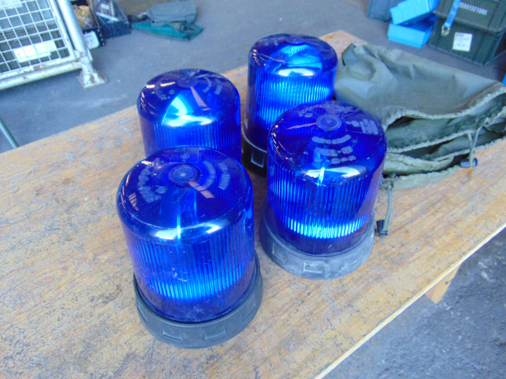 4 x Blue Beacons - Image 3 of 4
