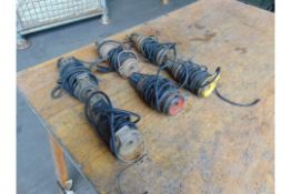6 x Rarely Available Genuine Land Rover Series Inspection Lamps