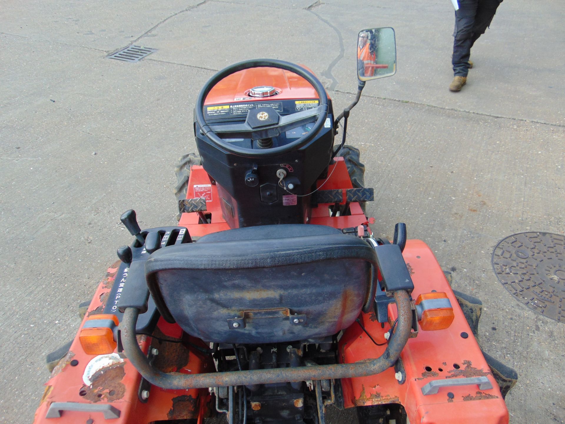 Mitsubishi MT155 Compact Tractor w/ Rotary Tiller - Image 19 of 34