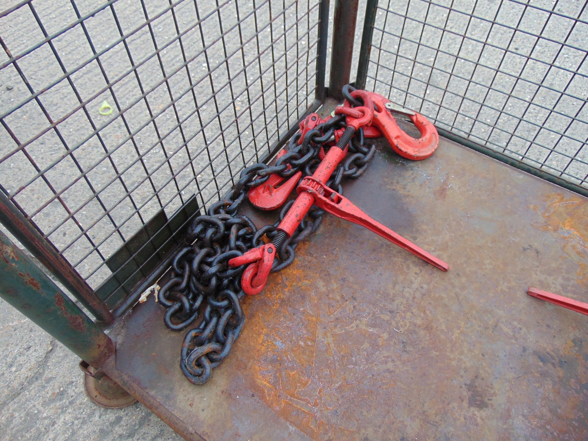 2 x Heavy Duty Load Binders, Chains and Hooks from MoD - Bild 2 aus 4