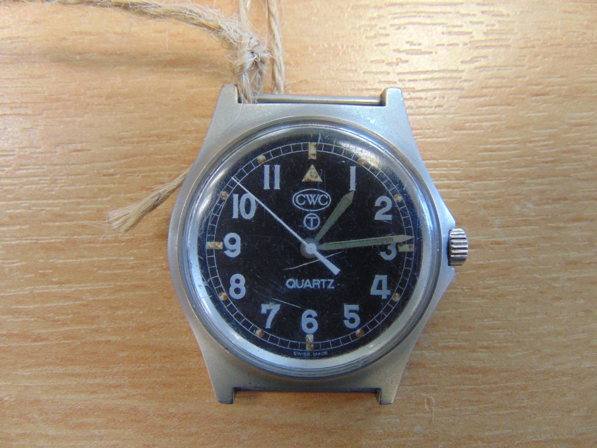 Rare CWC 0552 Royal Marines / Navy Issue Service Watch Nato Marks, Date 1990, * GULF WAR 1 * - Image 3 of 4