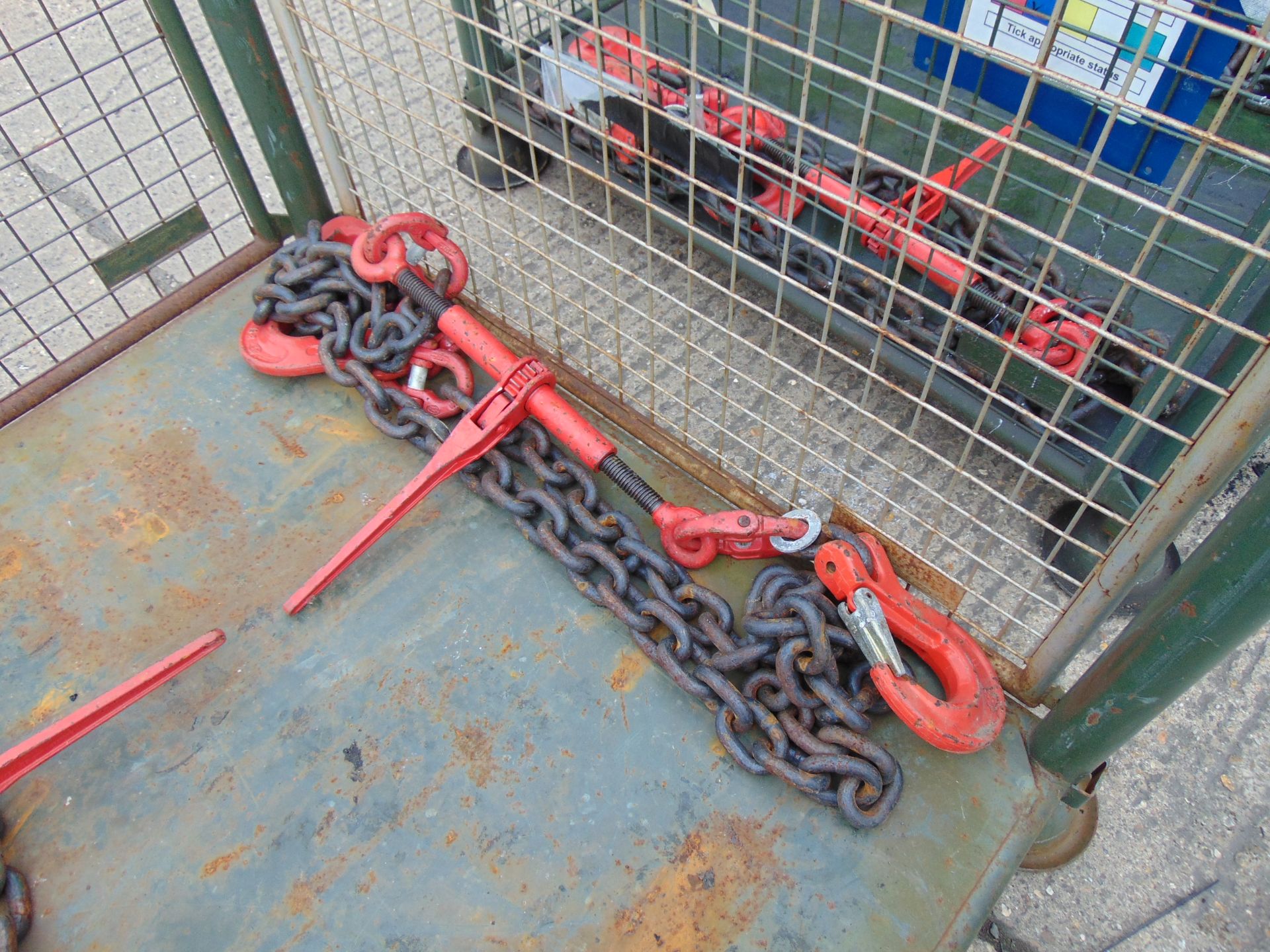 2 x Heavy Duty Load Binders, Chains and Hooks from MoD - Bild 3 aus 5