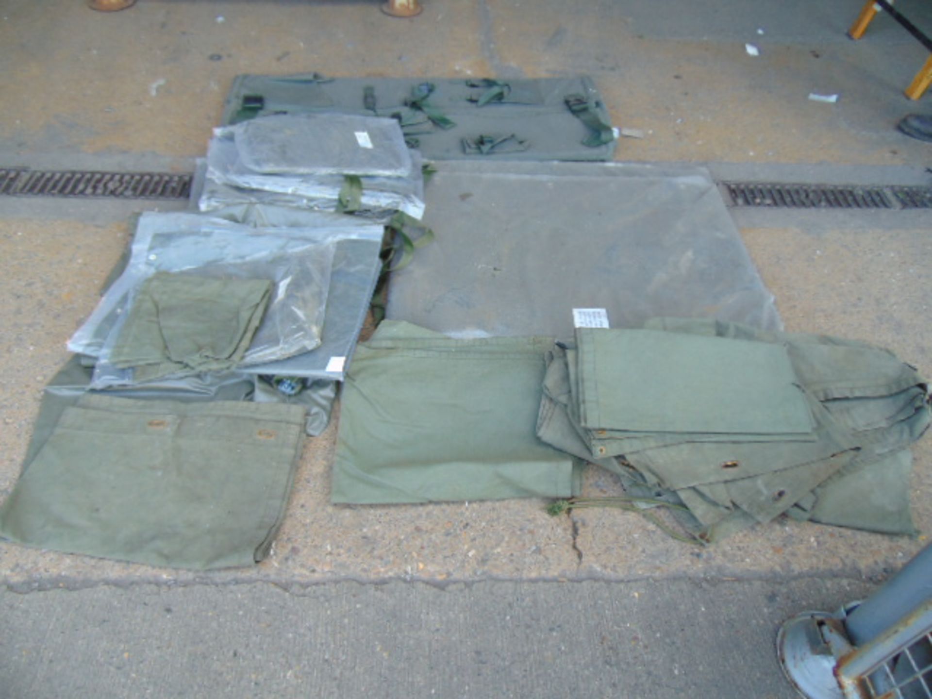 Unissued Vehicle Equipment Bags, Covers, Windscreen Covers Land Rovers etc