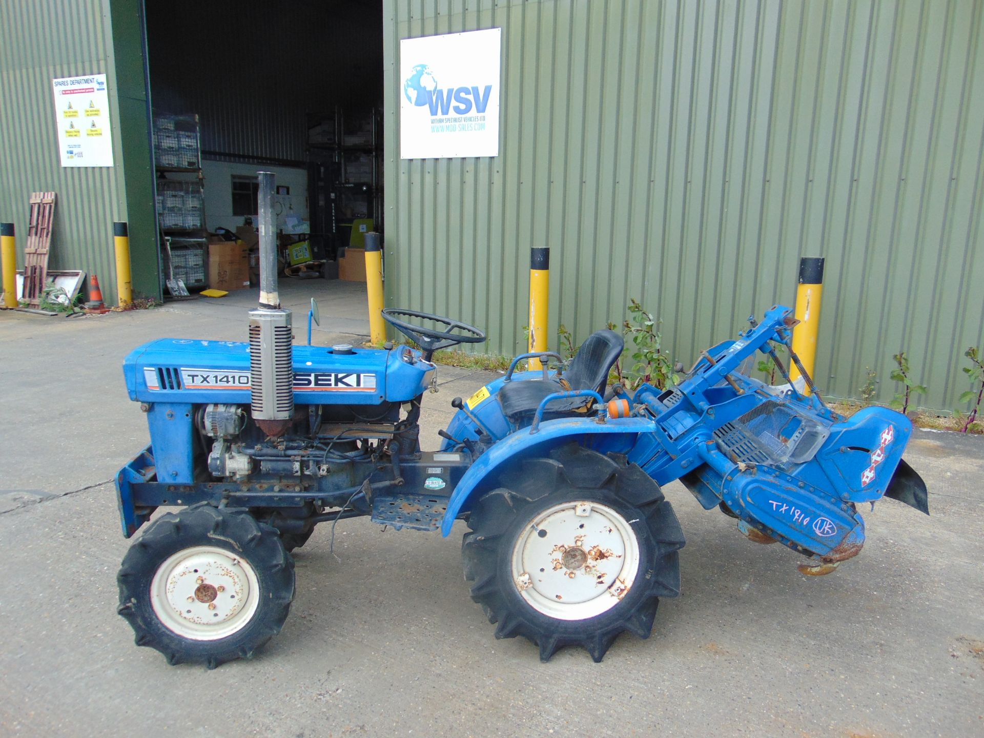 Iseki TX1410 4x4 Compact Tractor w/ Rotary Tiller - Bild 8 aus 24