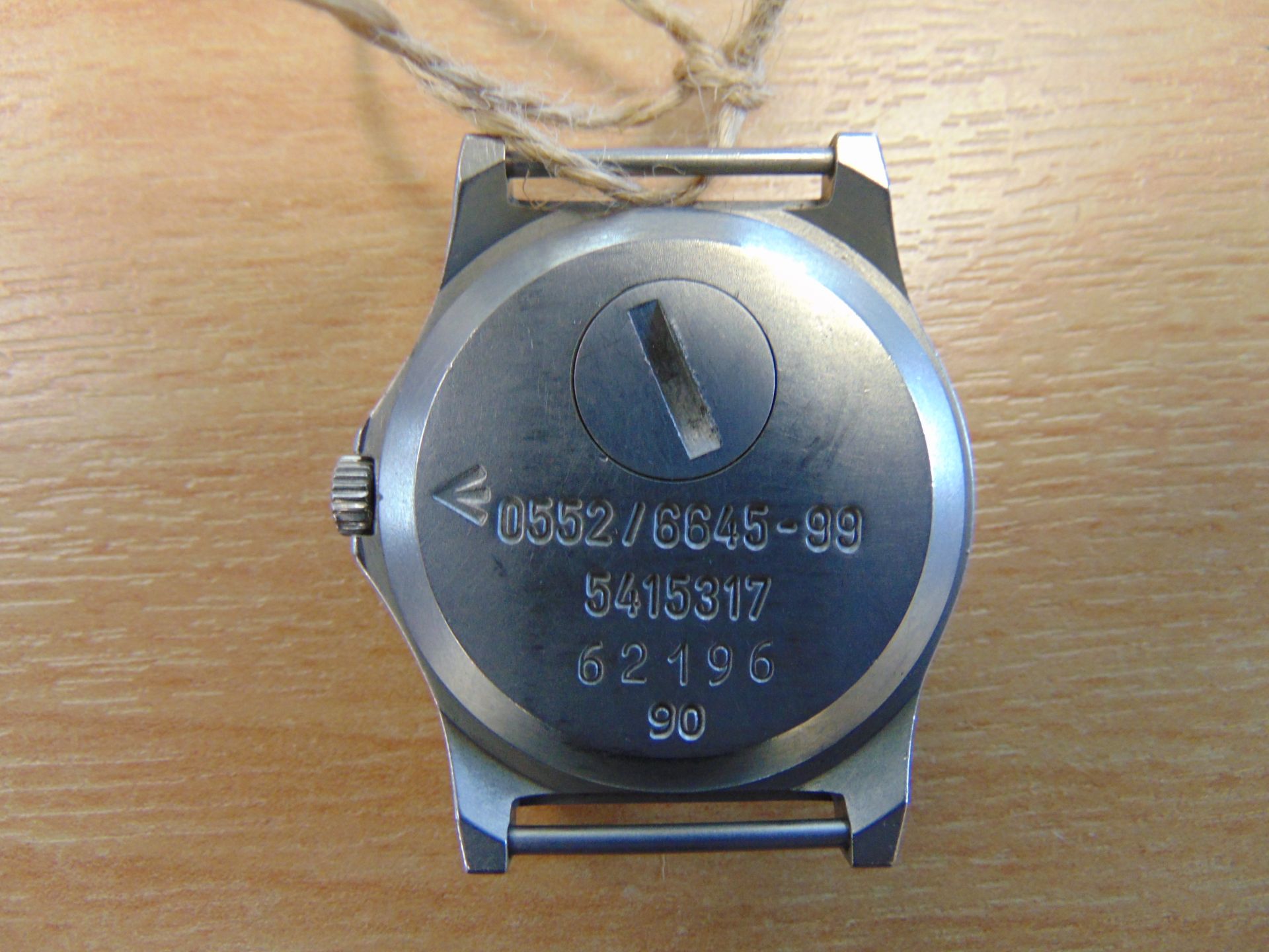 Rare CWC 0552 Royal Marines / Navy Issue Service Watch Nato Marks, Date 1990, * GULF WAR 1 * - Image 4 of 4