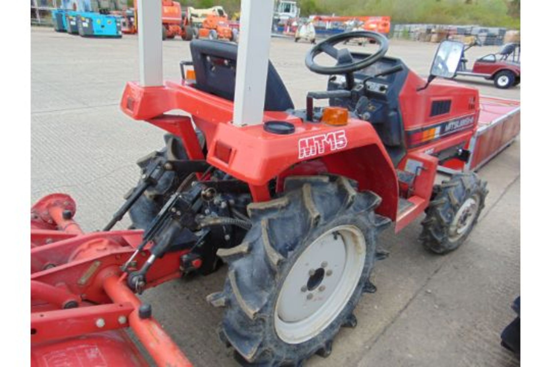 Mitsubishi MT 15 FI 4x4 Compact Tractor Diesel c/w Rotavator - Image 17 of 21