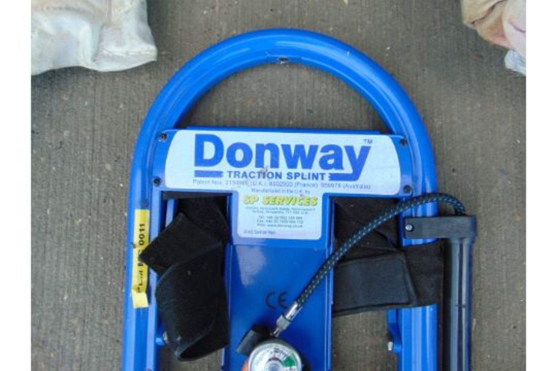 2 x Wooden / Canvas Stretchers & Donway Traction Splint - Image 5 of 6
