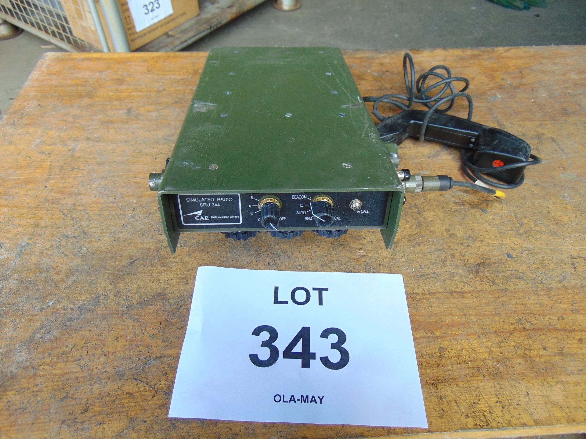 Clansman RT344 Training Transmitter Receiver c/w Handset - Image 3 of 5