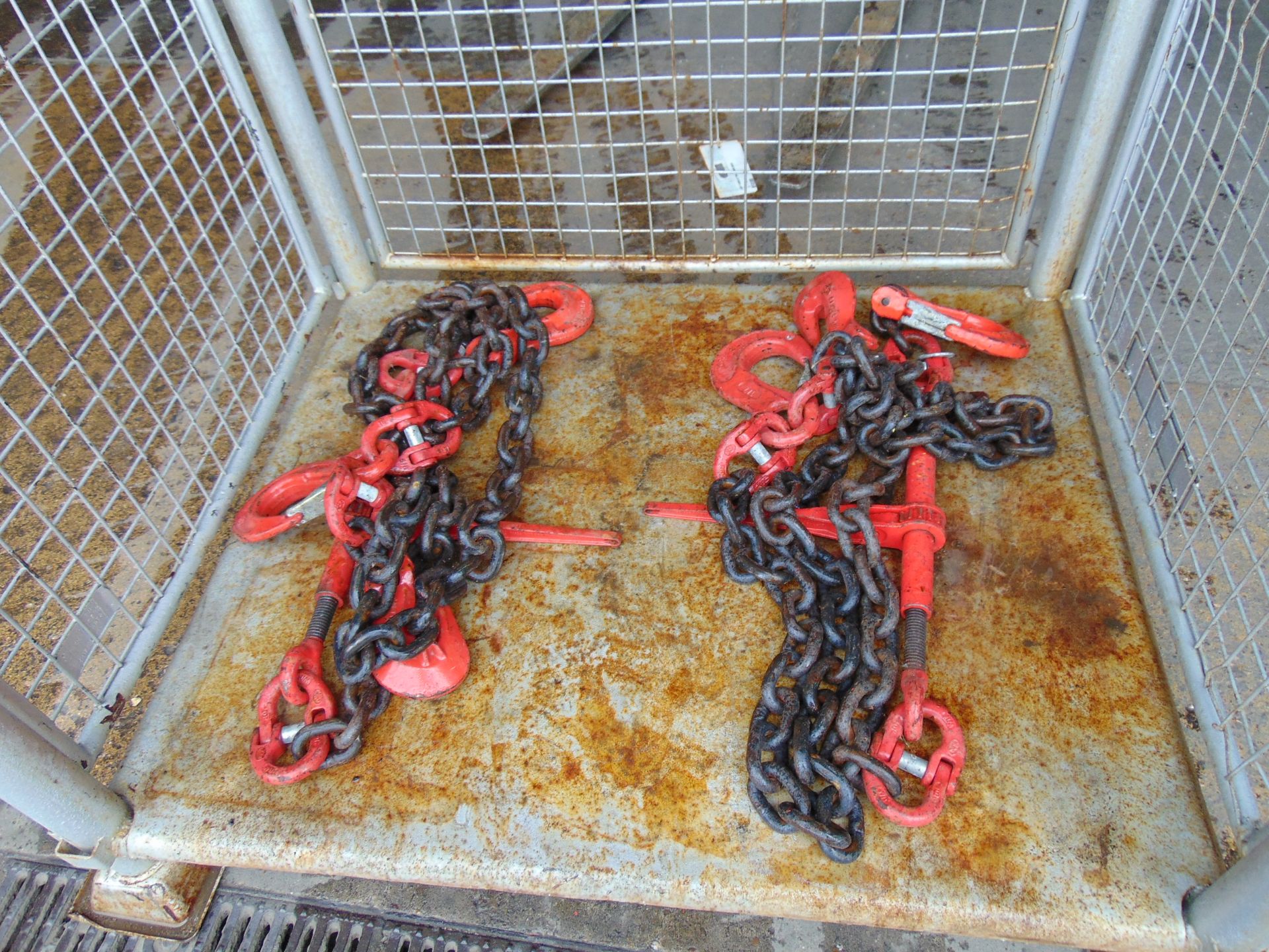 2 x New Unissued Heavy Duty Load Binders, Chains and Hooks from MoD