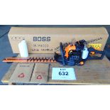 New & Unused Boss Petrol Hedge Trimmer SLP600D