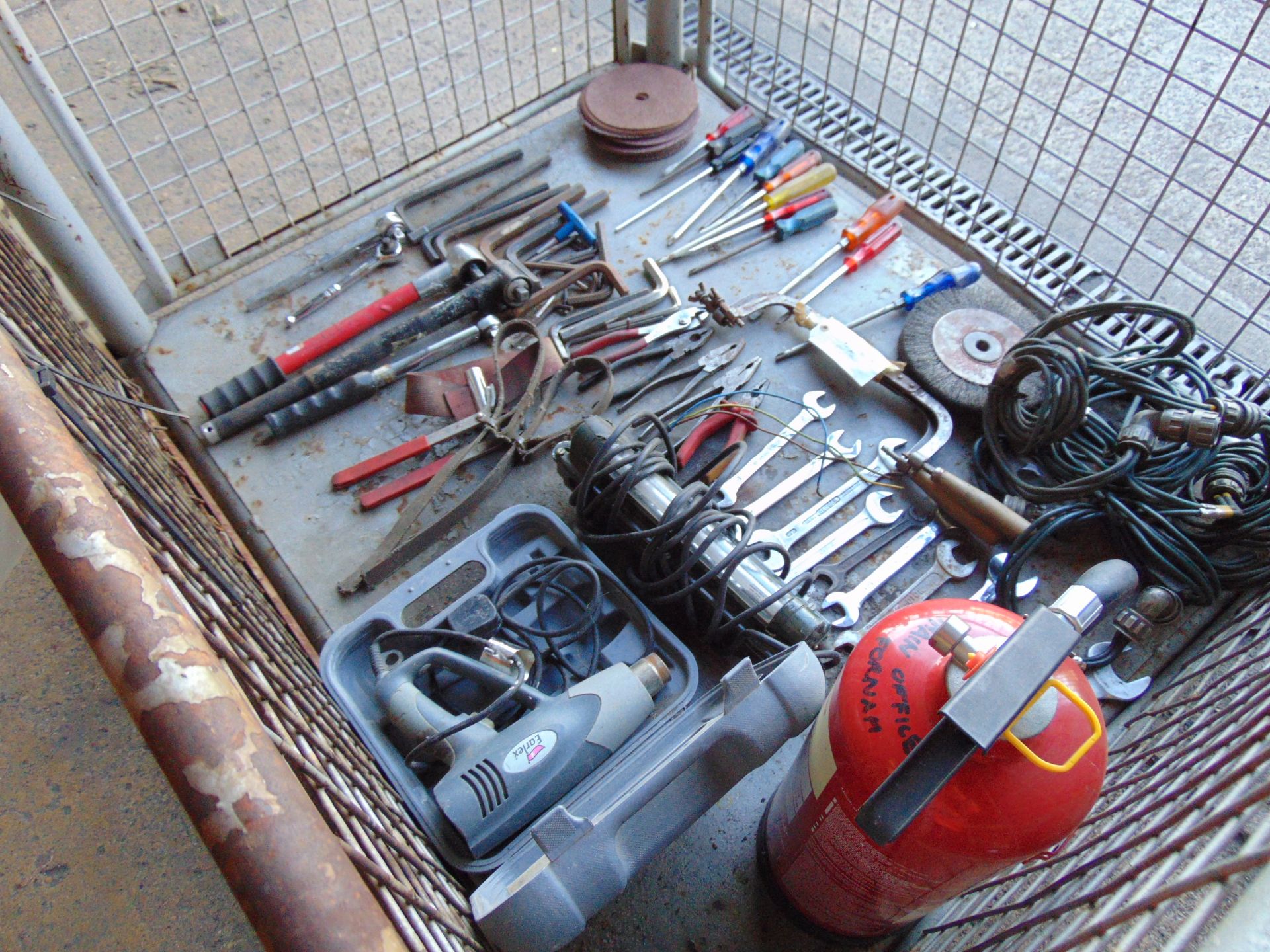 1 x Stillage of Workshop Tools, Spanners, Lights, Torque Wrenches etc - Image 7 of 8