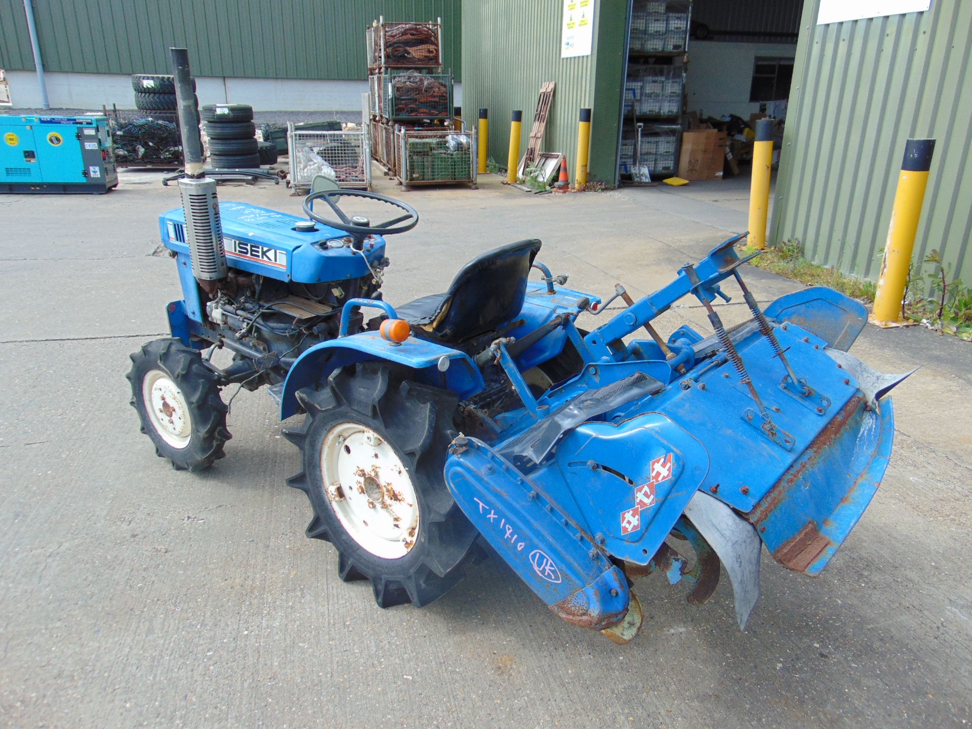 Iseki TX1410 4x4 Compact Tractor w/ Rotary Tiller - Image 7 of 24